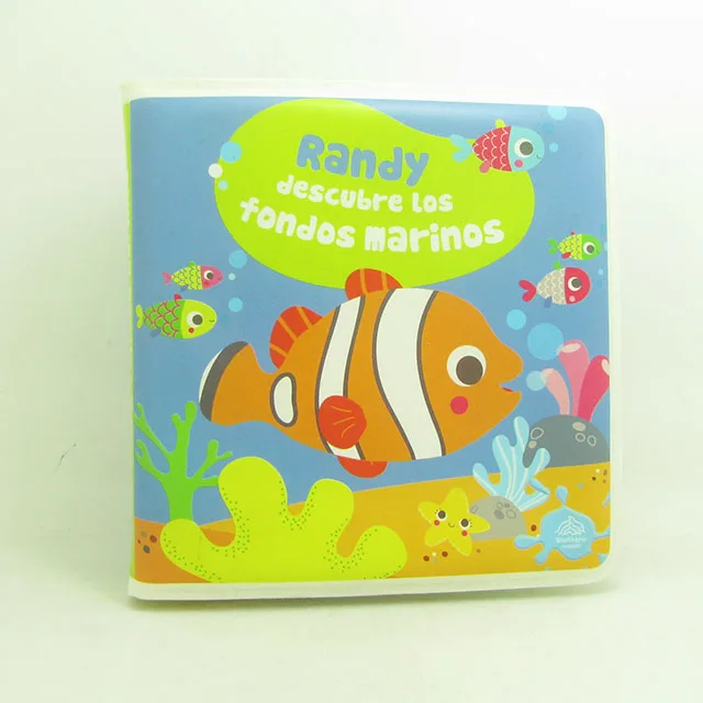 Custom safe Eco-friendly waterproof soft eva bath education toy books for baby kids