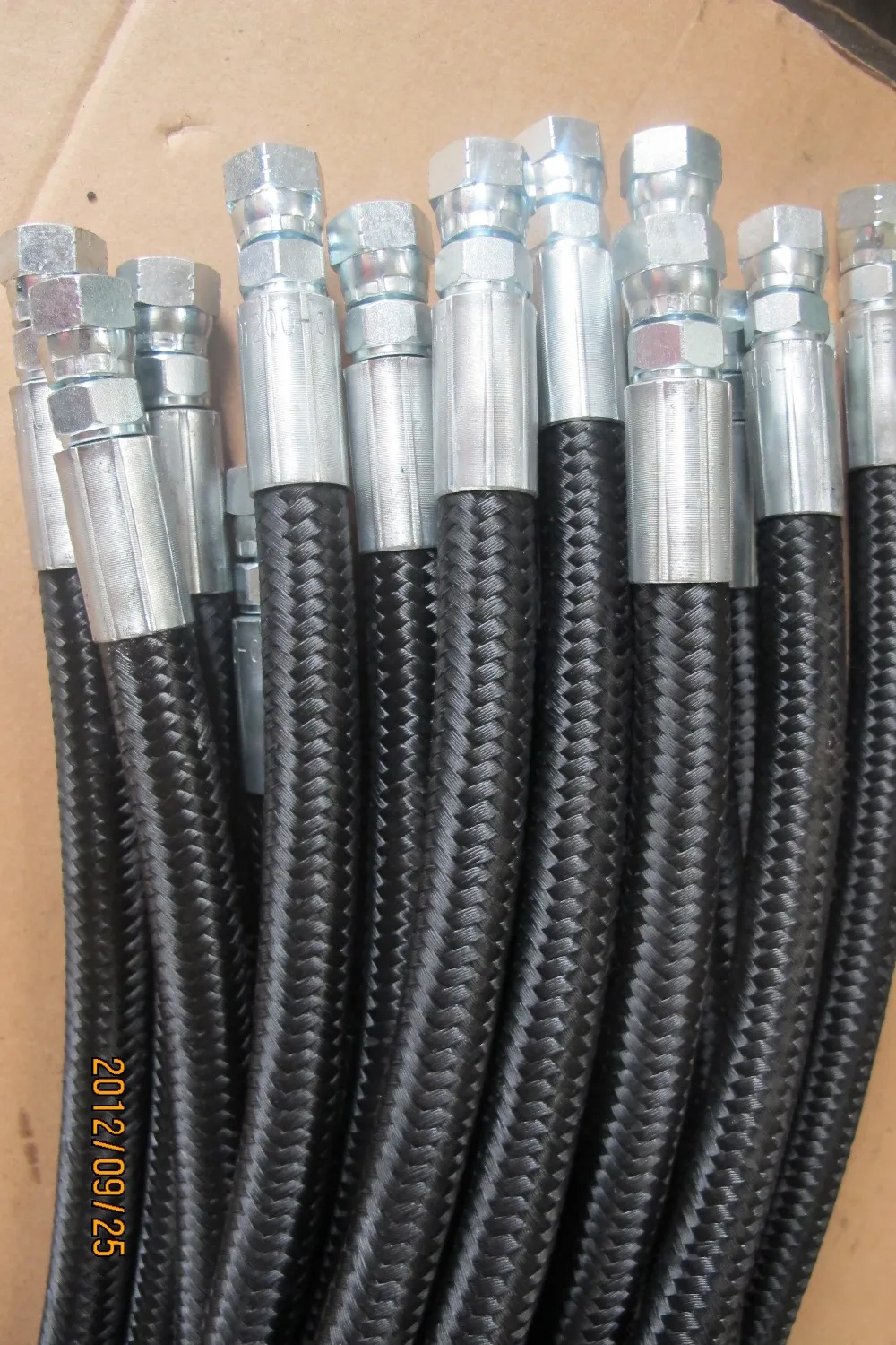High Pressure 350psi Fiber Wire Covered Steel Reinforced Flexible