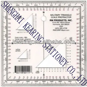 Militar Utm Mgrs Gitternetz Leser Mapwork Winkelmesser Kmp 2