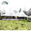 PVC roof cover hexagonal high peak tent for Kenya wedding rental Market