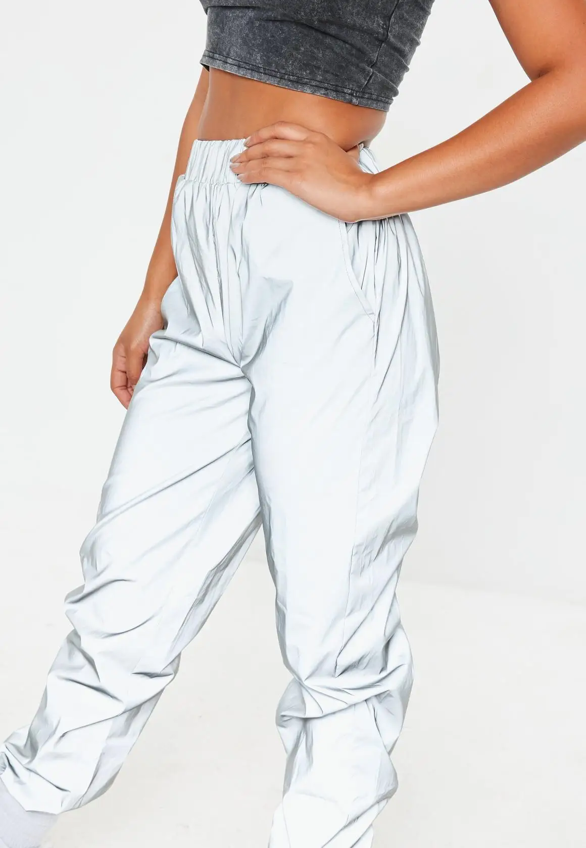 ladies polyester joggers