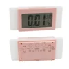 Digital Intelligent LCD Square Alarm Clock, Multi-function bedroom Office Music Thermometer Alarm Clock Calendar