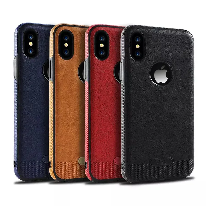 

For Iphone X 8 8plus Case Luxury Ultra-thin Leather Soft TPU Back Cover Phone Cases