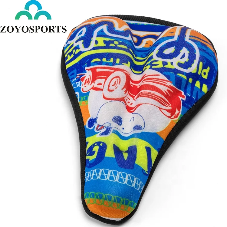 

ZOYOSPORTS Children bike Seat Cover Children Bicycle saddle Cover Thick Soft Sponge Saddle Cycling Saddle cover, Blue,green, yellow or as your request