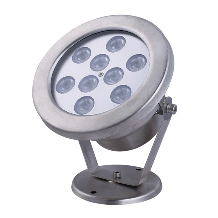 Underwater Led Music Fountain Light China Supplier IP68 Waterproof Pool Lights Landscape Stainless Steel ROHS EMC LVD Ce