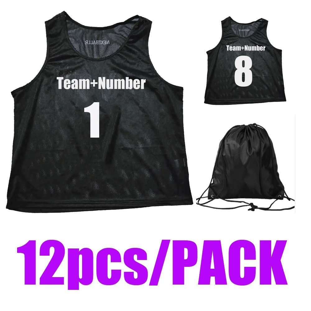 

Wholesale high quality Pinnies Jerseys numbered sports bibs Hot Team Soccer Training Bibs football basketball vest, 13 colors