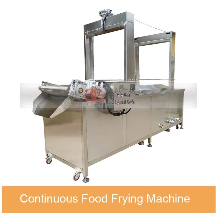 Continuous Belt Fryer | Continuous Conveyor Deep Fryer | Frying Machine ...