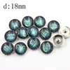 18MM Pearl Round Constellation Snap Button For DIY Earing