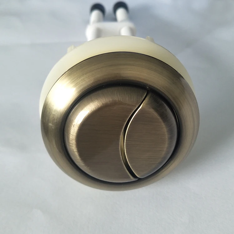 Dual Button Toilet/wc Flush Botton,Brushed Bronze Finish Push Botton