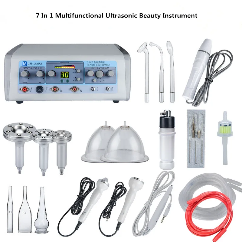 Wholesale Multi-functional Ultrasonic Facial Blackhead Vacuum Machine For Dark Spot Removing And Spray High Frequency Beauty