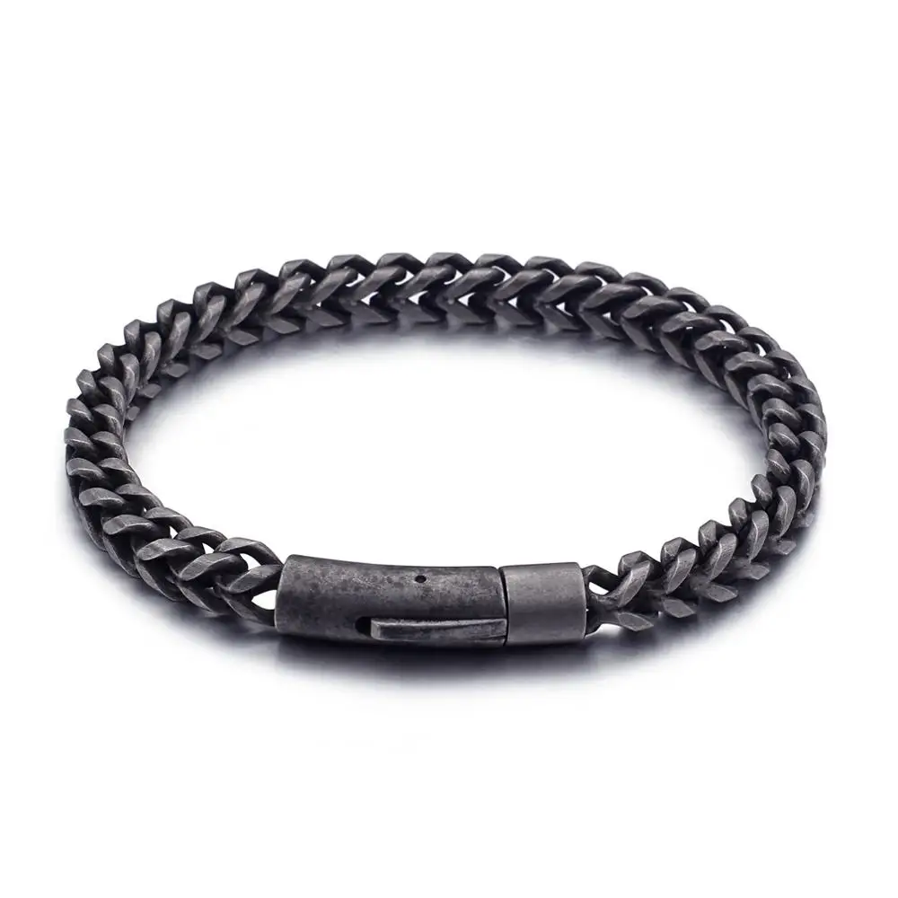 

Vogue Designs Cable Men Stainless Steel Hand Chain Bracelet For Men