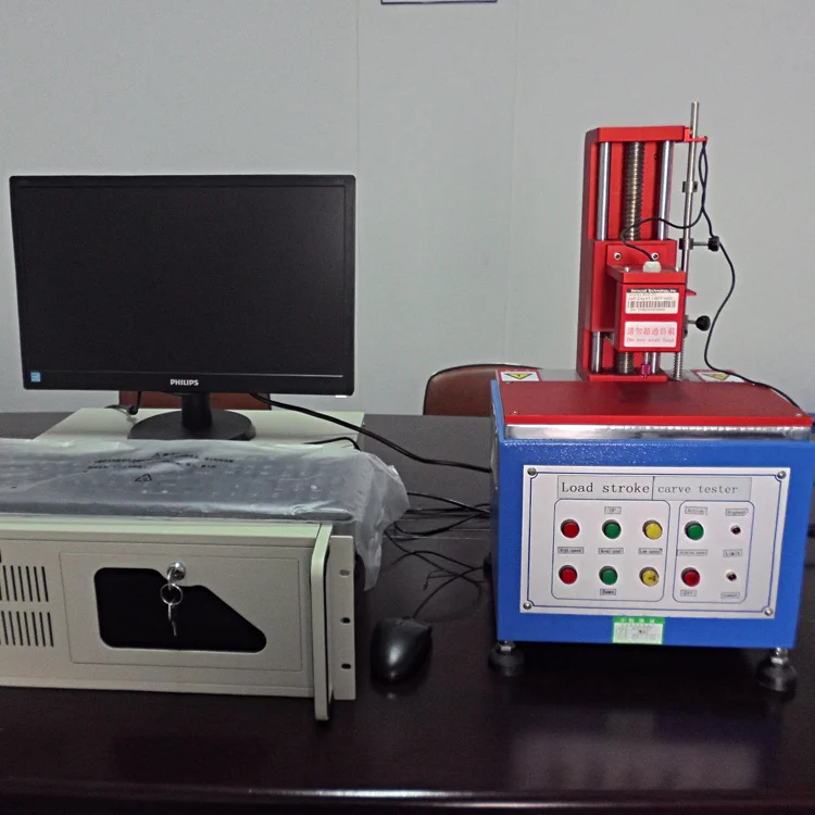 push key button pressing curve testing machine