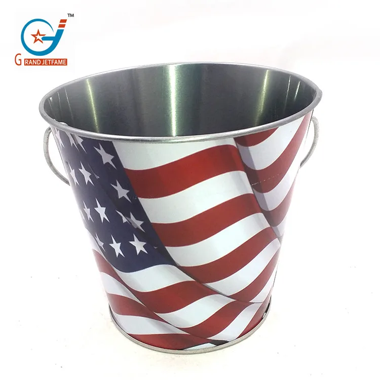 Metal Candles Bucket Treatment Colorful Metal Candle Bucket With Holder