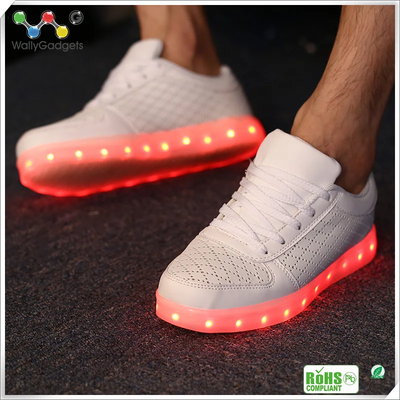 Shenzhen Boruize 2016 latest led shoes kids shones/shoes with lights for kids/light up shoes for men