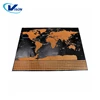 China Factory Wholesale Best Quality Travels World Scratch Off Map
