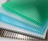 HUili 4-6mm Colored Twin Wall Polycarbonate Heat Resistant Sheet For Carport Roof Panels