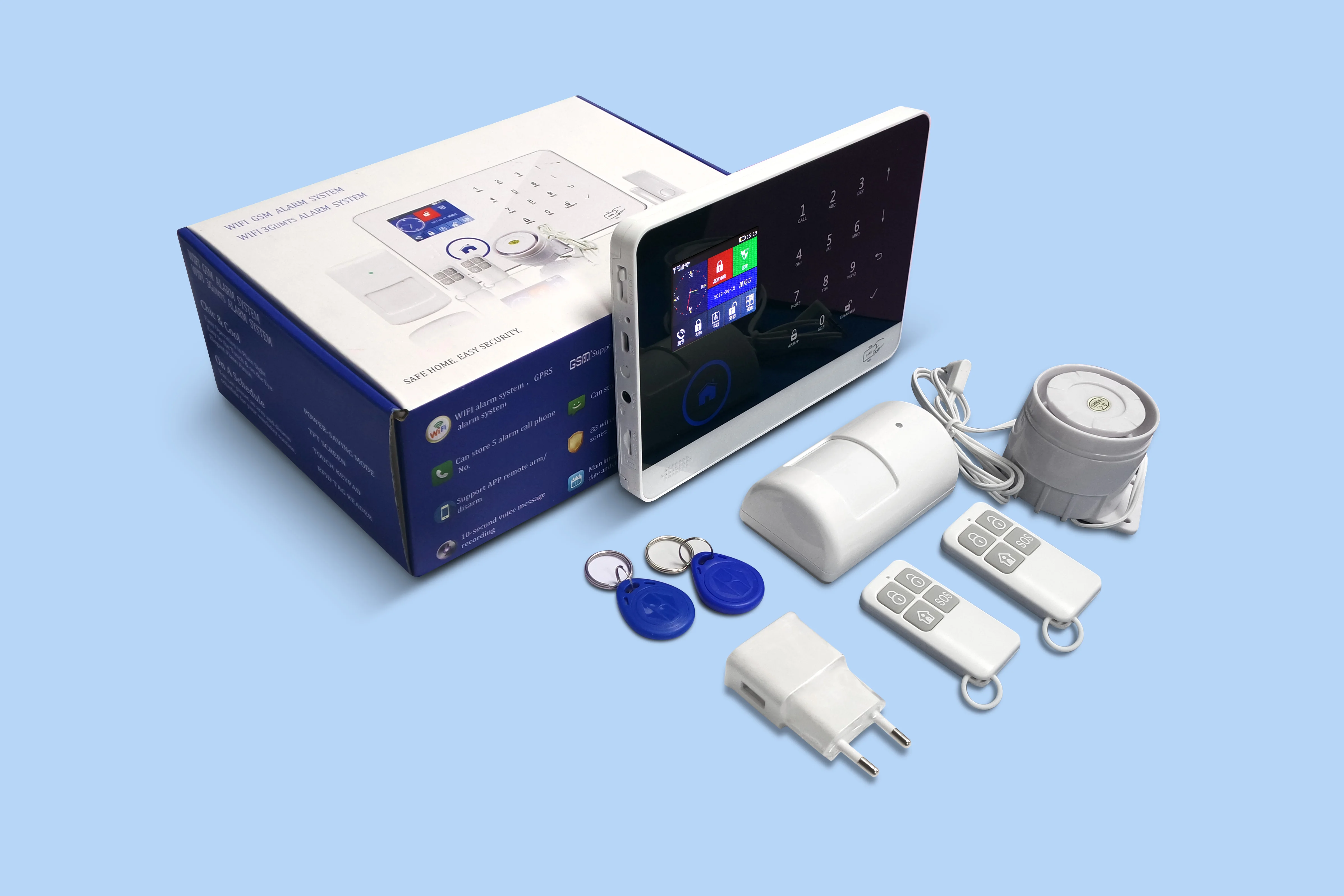 Hotsale IP Intruder home security alarm system BL-6600 with wifi+3g internet system