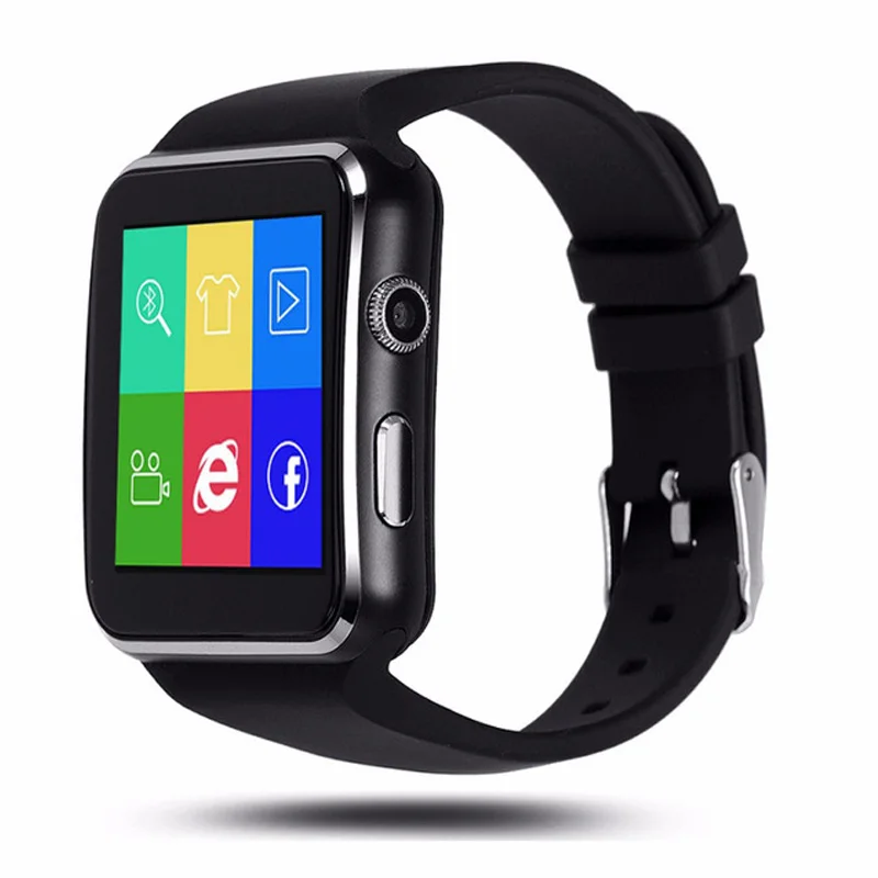 

2019 Electronic Wearable Devices With Camera For Apple Android Phone Smart Watch X6