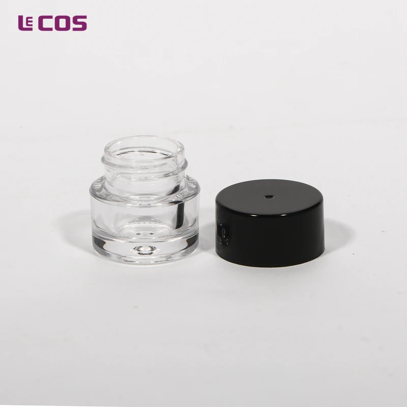 
2g Mini Glass Jars Unique Design Eyeshadow Containers 