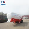 top ranking bulk cement tank semi trailer with air compressor and diesel engine