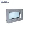 Superior continuous twin-seal system energy efficient glass Aluminum Awning Window for Residence