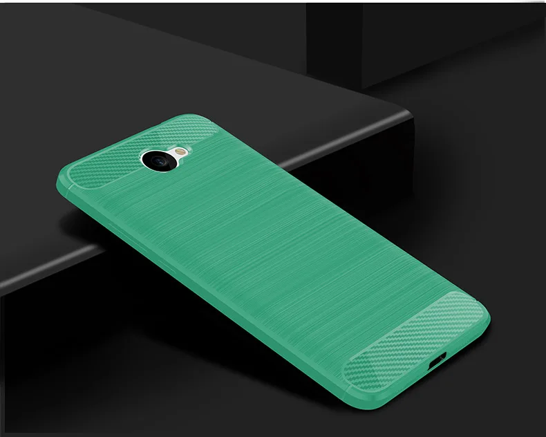 2017 New Arrival Carbon Fiber Tpu case For Huawei Y7 Y7 prime brushed tpu soft cover For Huawei Y7 Y7 prime