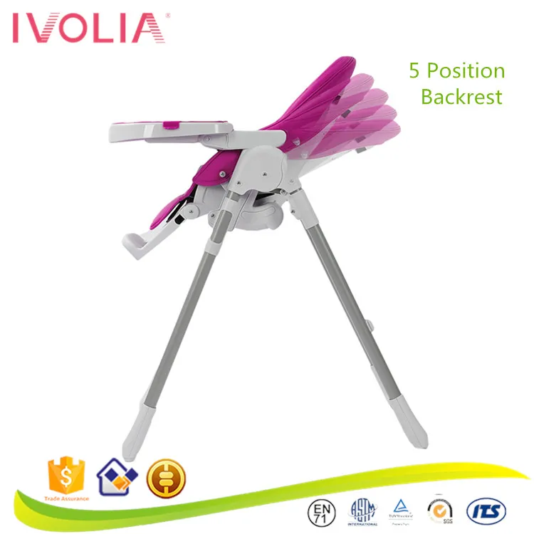 
Top selling high chair baby feeding adjustable ivolia 3in1 