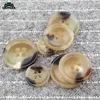 HYD High Quality 40L 25mm 1" Natural Lt Brown Real Buffalo Horn Button Jacket Trench Coat