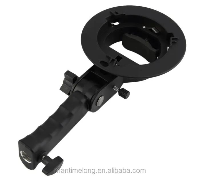 Durable Pro S-Shaped Flash Speedlite Bracket S-Type Mount Holder for Photo Studio Photography Speedlite Snoot Flash Softbox