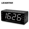 Big display led light bedside electronic analog car clock with fm am radio