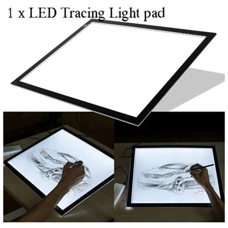 A4 Led Artist Stencil Board Tattoo Drawing Tracing Table Light Box