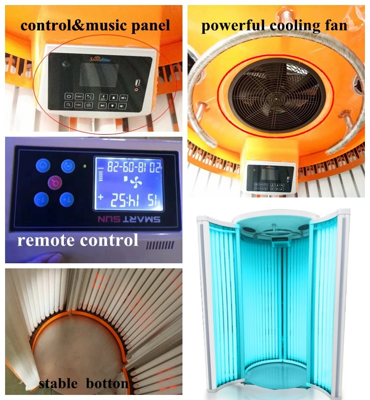 Ce Approved Stand Up Tanning Bed /vertical Sunbed /solarium Tanning
