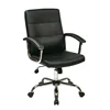 2018 Foshan Aoda Black pu Leather Office Chair Computer Task Chair