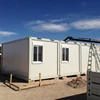 China reliable supplier long service time accommodation ready make folding prefabricated house in serbia