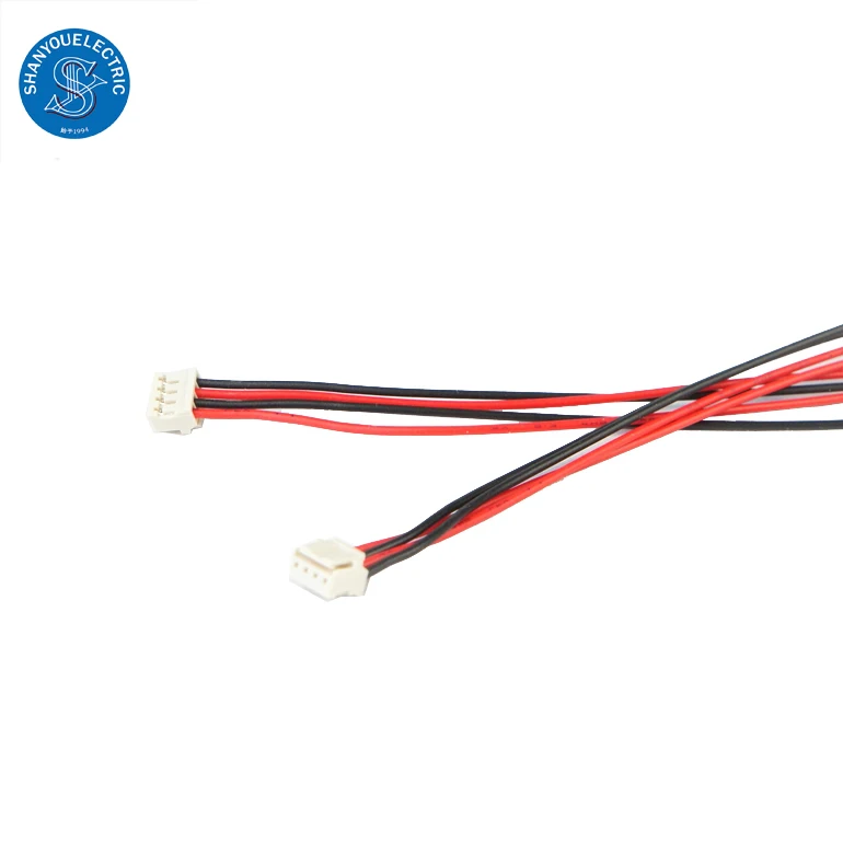 Custom Jst Sh Gh Zh Ph Xh 10 125 15 20 254mm Pitch 23456 Pin Connector Wire Harness