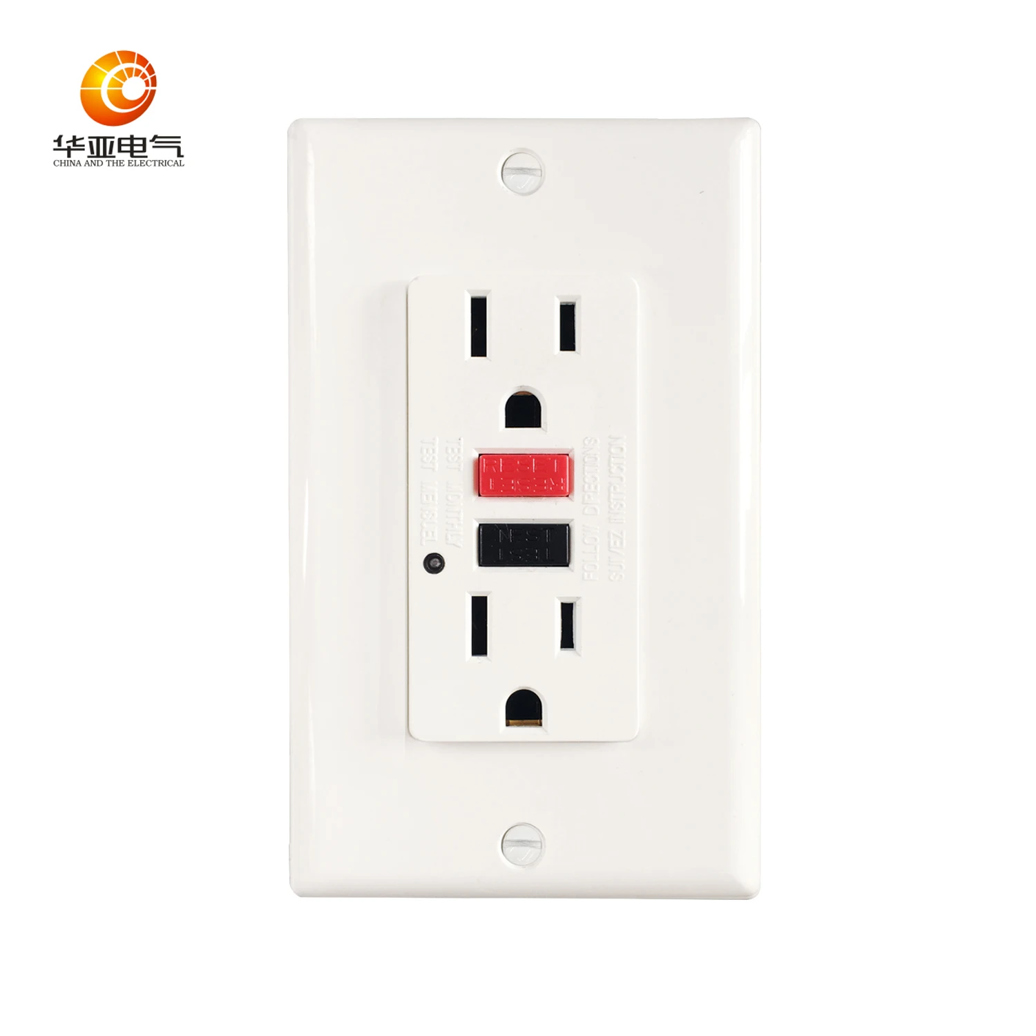 15a Gfci Outlet Non-tamper-resistant Gfi Duplex Receptacle With Led ...