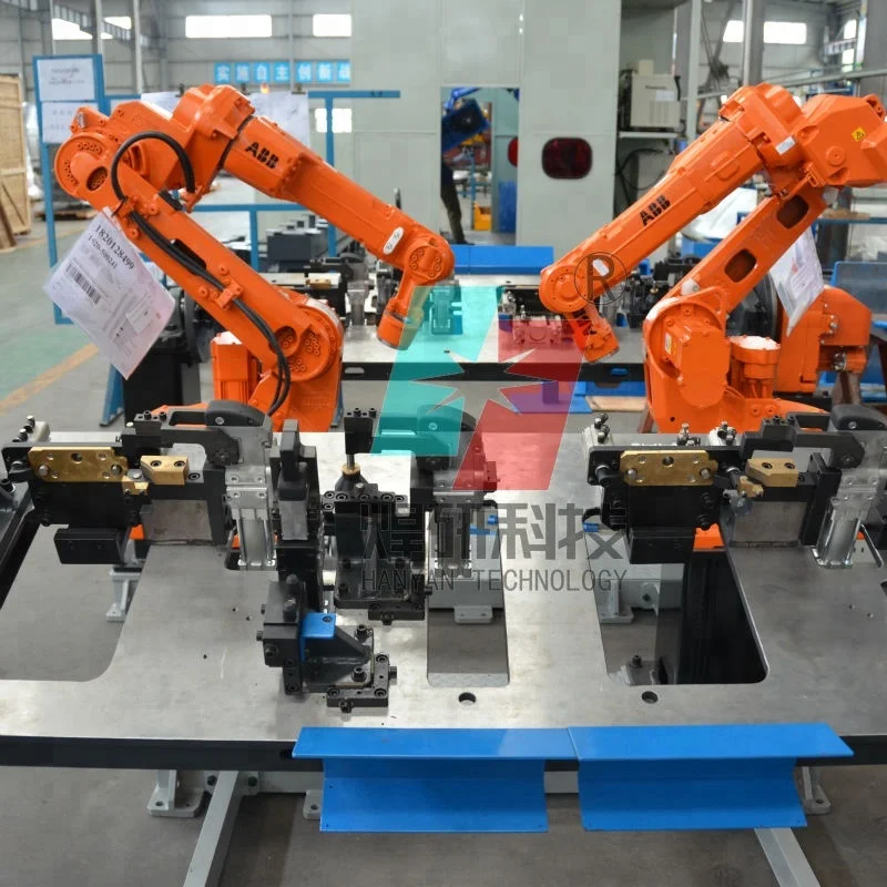 Robotic Welding Machine For Car Axle / Welding Equipment For Car Parts