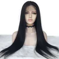

Human Hair Full Lace Straight Wig Brazilian Virgin, 150% Density Silky Straight Hair Lace Wig, Raw Unprocessed Hair Vendors