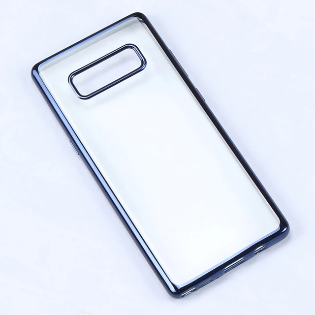 

Plate transparent phone case for Samsung note8