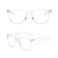 

Fashion Retro Gift Computer Eye Protection Clear 100% Anti Blue Light Blocking Glasses