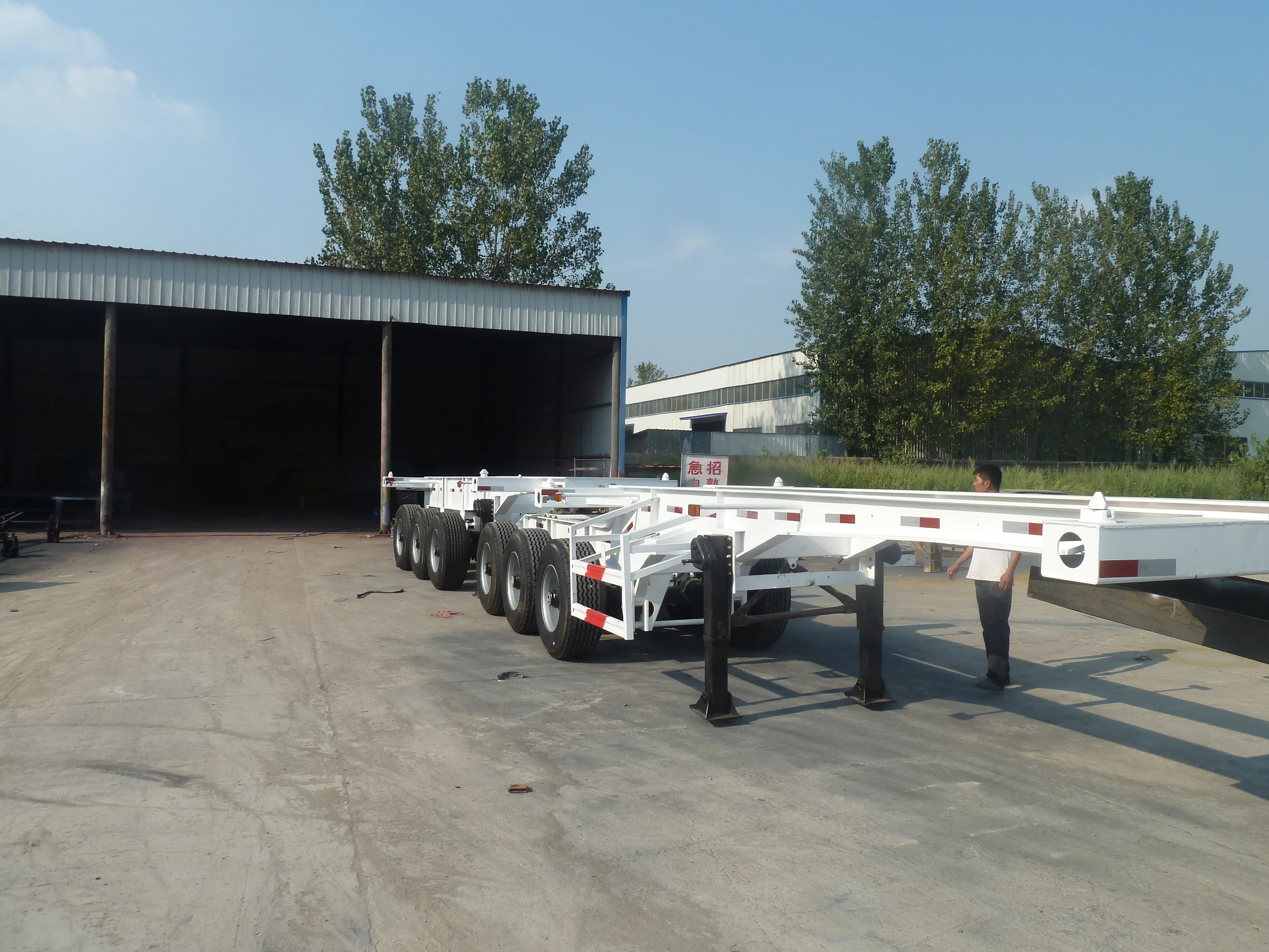 Superlink 20ft 40ft Flat-Deck Truck Trailer - 60 Ton Capacity