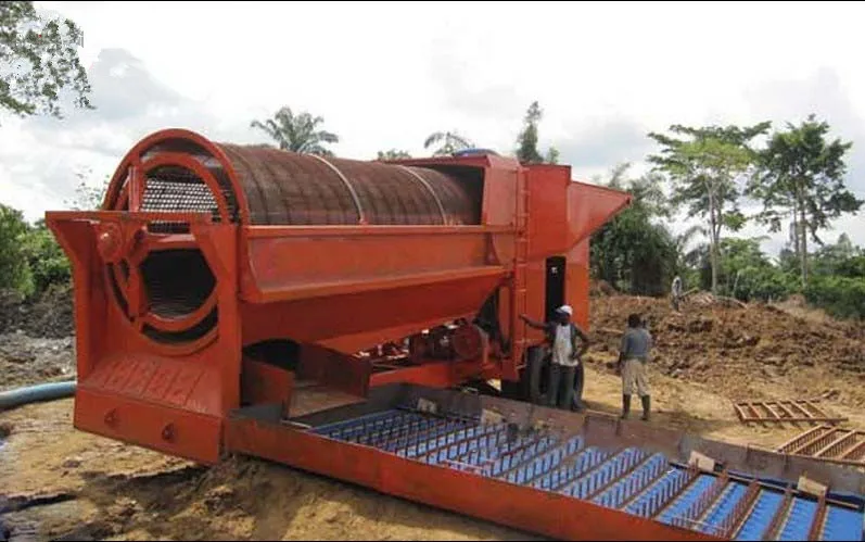 Land use Gold Washing Plant with gold separators