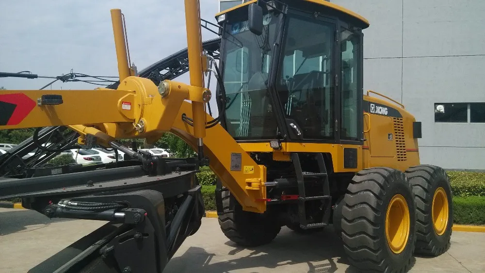 gr165 液压平地机,带前刀和后开膛手