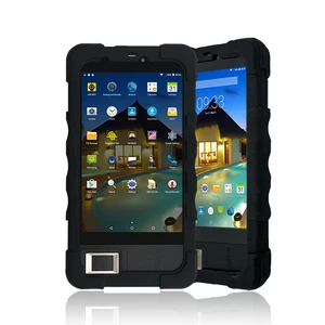 Rugged Free SDK Biometric 7 inch Android Fingerprint NFC Card Reader HF-FP07