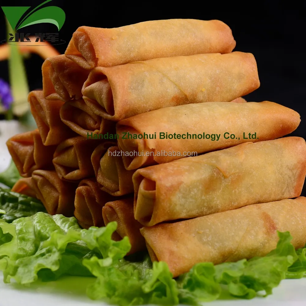 
ZHAOHUI Factory Frozen Vegetable IQF Fried Spring Rolls 