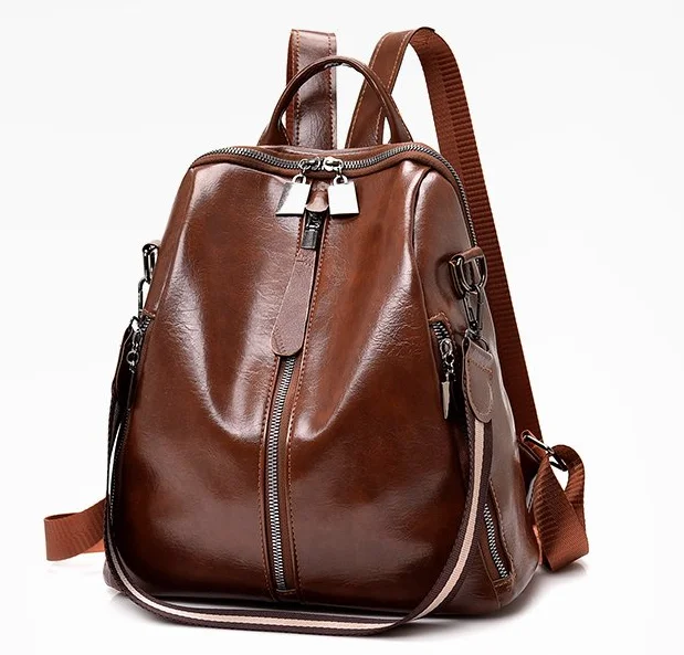 

Weekly deals top sale arrival fashion women Leather backpack Casual style with Low MOQ