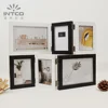 INTCO New Arrival Black and White Folding Multi Tabletop and Wall Photo Picture Frame