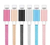 25CM Wholesales best quality Usb Type C Phone Braided Custom Spring Micro Usb fast charging data Cable for iphone