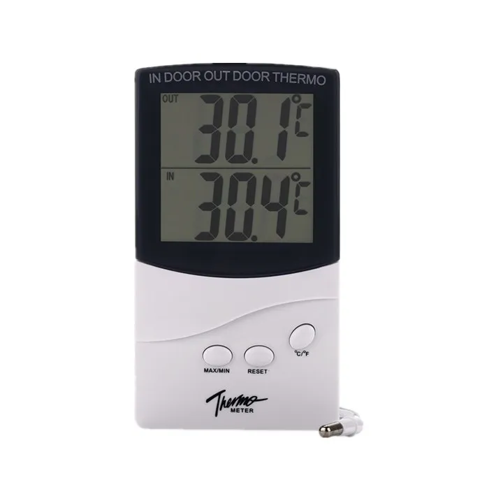 

NEW Luxury Wall Mounted Household outdoor LCD MAX MIN Digital Room hygrometer Thermometer hydroponics climate grower planting