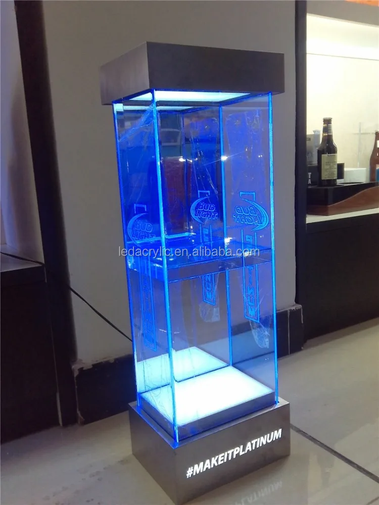 Customized Counter Acrylic Box Led Display Case Lighting Customized Counter Acrylic Box Led Display Case Lighting